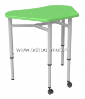 stol-odnomestnyy-trapetsiya-plastik-zelenyy