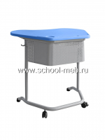 parta-odnomestnaya-ekstra-modulnaya-s-perforatsiey-golubaya