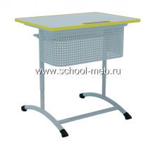 parta-ekstra-plast-odnomestnaya-s-perforirovannym-ekranom-i-polochkoy1