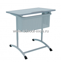 parta-ekstra-plast-odnomestnaya-s-perforirovannym-ekranom-i-uglom-naklona