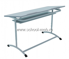 parta-ekstra-plast-dvuhmestnaya-s-uglom-naklona-i-polochkoy