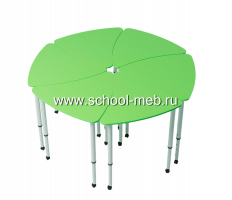 komplekt-uchenicheskogo-stola-lepestok-dlya-kabineta-agroklass