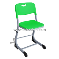 stul-uchenicheskiy-mega-smart-na-ploskoovalnoy-trube-s-plavnoy-regulirovkoy-zelyonyy