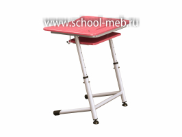 premera-1r-krasnaya-odnomestnaya-parta-s-polochkoy