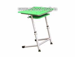 premera-1r-zelyonaya-odnomestnaya-parta-s-polochkoy