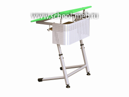 premera-1r-perfo-zelyonaya-odnomestnaya-parta-s-polkoy-i-naklonom