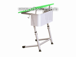 premera-1r-perfo-zelyonaya-odnomestnaya-parta-s-ekranom-i-uglom-naklonam