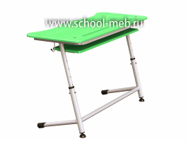 premera-2r-zelyonaya-dvuhmestnaya-parta-s-polochkoy