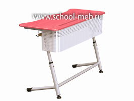 premera-2r-perfo-krasnaya-dvuhmestnaya-parta-s-perforatsiey-i-polochkoy