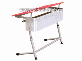 premera-2r-perfo-krasnaya-dvuhmestnaya-parta-s-polochkoy-i-uglom-naklona