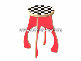 taburet-dlya-shahmatnyy-ladya-krasnyy