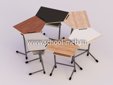 premera-d-odnomestnaya-parta-s-ekranom-i-polochkoy-pyatiugolnik5