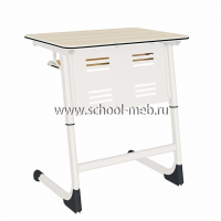 parta-na-ploskoovalnoy-trube-odnomestnaya-s-polkoy-mega-smart-perfo