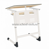 parta-na-ploskoovalnoy-trube-odnomestnaya-s-naklonom-i-polkoy-mega-smart-perfo