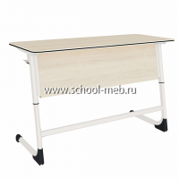 parta-na-ploskoovalnoy-trube-dvuhmestnaya-s-polkoy-mega-smart