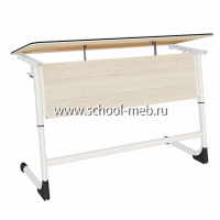 parta-na-ploskoovalnoy-trube-dvuhmestnaya-s-naklonom-i-polkoy-mega-smart