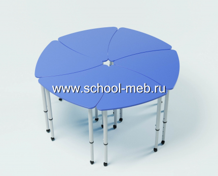 stol-uchenicheskiy-modulnyy-lepestok-siniy